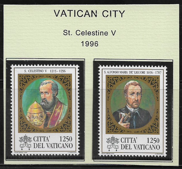 Joias . Vaticano 1997 1090/1095 Yvert 17 Euros foto 1