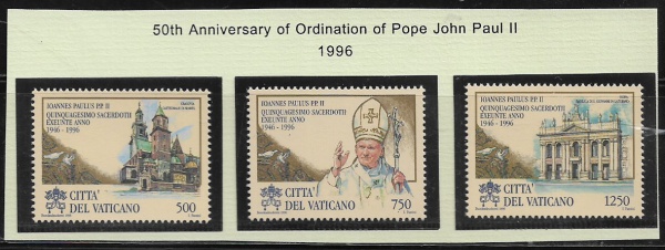Joias . Vaticano 1997 1090/1095 Yvert 17 Euros foto 4