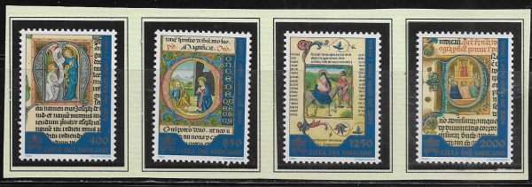Joias . Vaticano 1995 1020/1022 Yvert 7,25 Euros foto 2