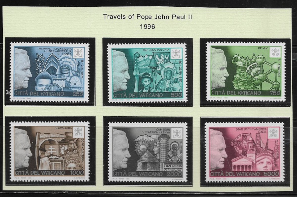 Joias . Vaticano 1995 1020/1022 Yvert 7,25 Euros foto 5