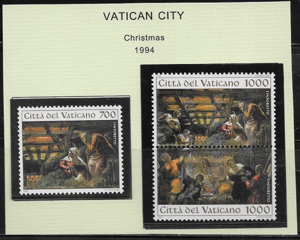 Joias . Vaticano 1995 1020/1022 Yvert 7,25 Euros foto 7