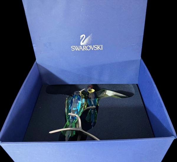 SWAROVSKI - Magnifico e raro Grupo escultórico cristal austríaco
