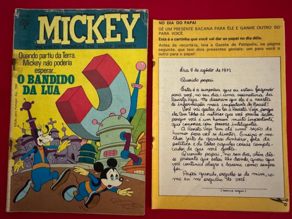 GIBI MICKEY #226 - Ano 1971 - Ed. Abril - (Contém brinde cartinha
