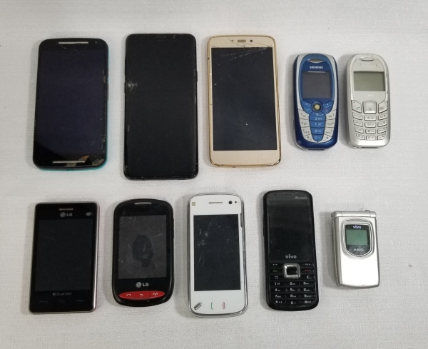 Celulares para manutenção lote (sem teste). Caso as informações descritas neste lote não sejam suficientes para sanar suas dúvidas, mande um WhatsApp para (11) 91264-3806 ou envie um e-mail para conta