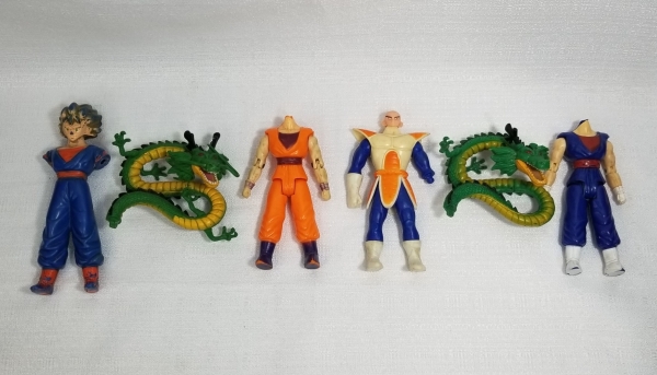 Bonecos para restauração Dragon Ball Z. Caso as informações descritas neste lote não sejam suficientes para sanar suas dúvidas, mande um WhatsApp para (11) 91264-3806 ou envie um e-mail para contato@r