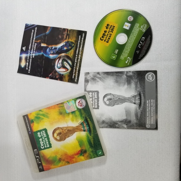 PS3 jogo Copa do Mundo 2014. Caso as informações descritas neste lote não sejam suficientes para sanar suas dúvidas, mande um WhatsApp para (11) 91264-3806 ou envie um e-mail para contato@retroversole