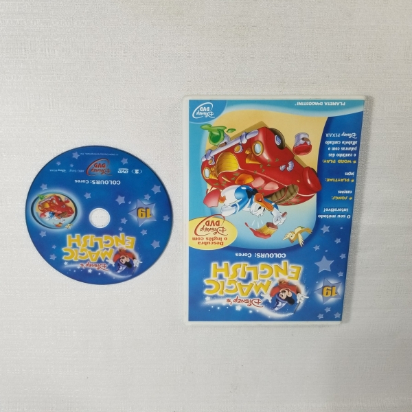 DVD Disney Magic English. Caso as informações descritas neste lote não sejam suficientes para sanar suas dúvidas, mande um WhatsApp para (11) 91264-3806 ou envie um e-mail para contato@retroversoleilo