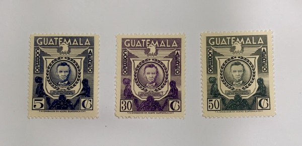 Guatemala - num A266/8 - novos - mint NH