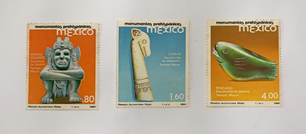 México - num 947/9 - novos - mint NH - com pontos de óxido
