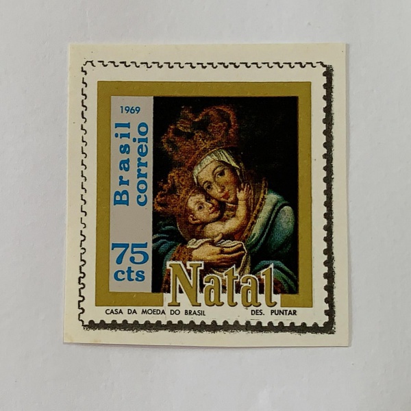 Brasil - selo do bloco - num bl.027 - novos