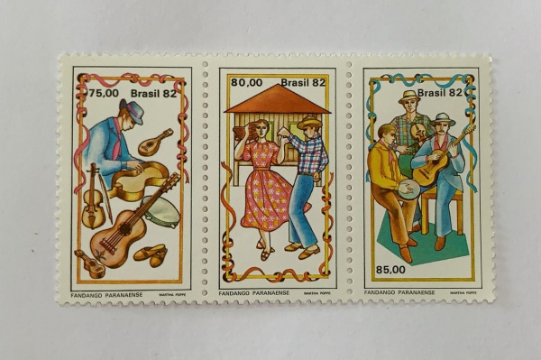 Brasil - selo do bloco - num bl.054-C1284/6 - novos