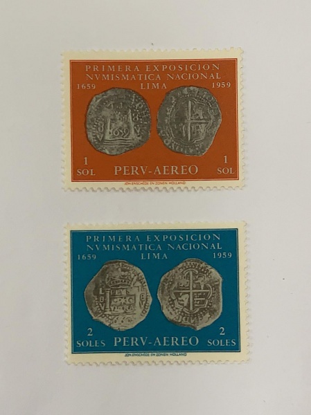 Peru - num A160/1 - novos - mint NH
