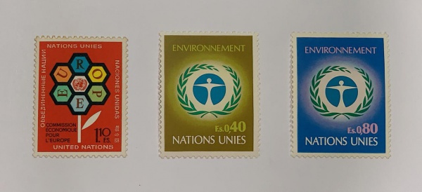 Nações Unidas - num G25/26 a G27 - novos - mint NH