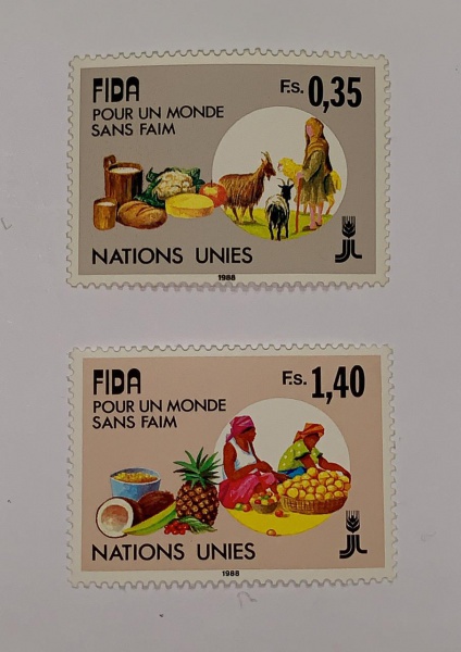 Nações Unidas - num G163/4 - novos - mint NH