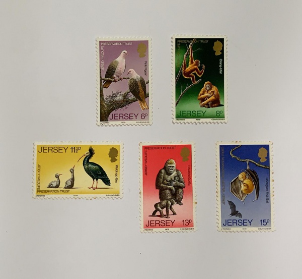 Jersey - num 201/5 - novos - mint NH - leves pontos de óxido