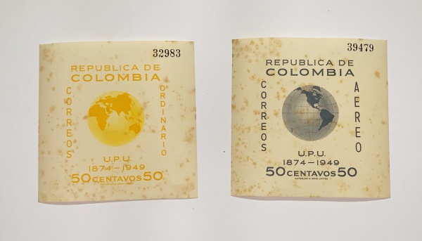 Colômbia - num b4/5 - novos - pontos de óxido