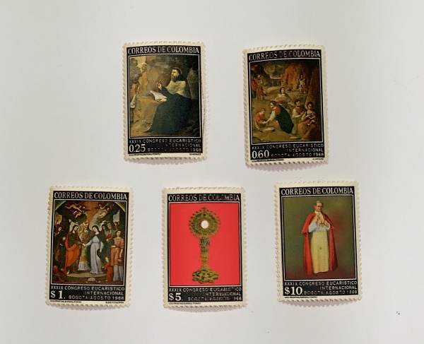 Colômbia - num 637/41 - novos - mint NH