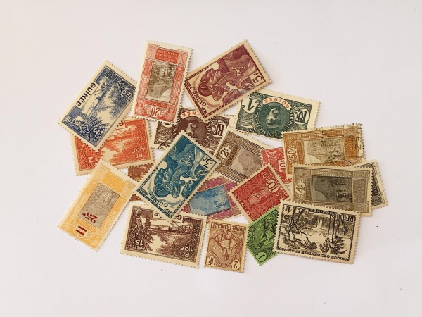 Guiné Francesa - 20 selos variados