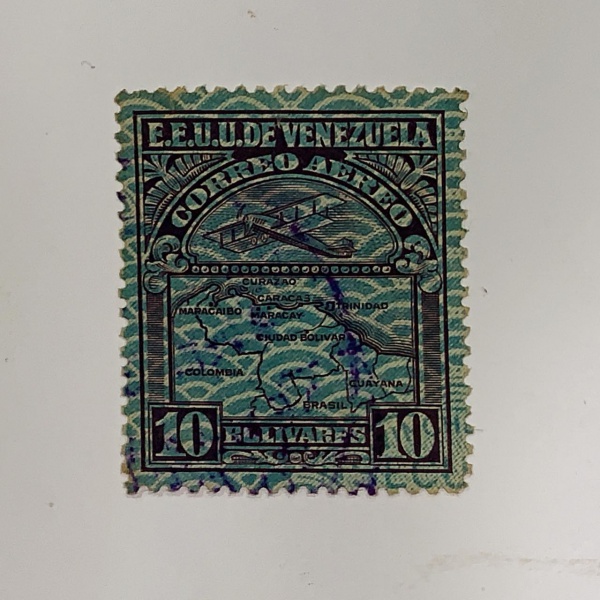 Venezuela - num A39i - usado - mint NH - leves pontos de óxido