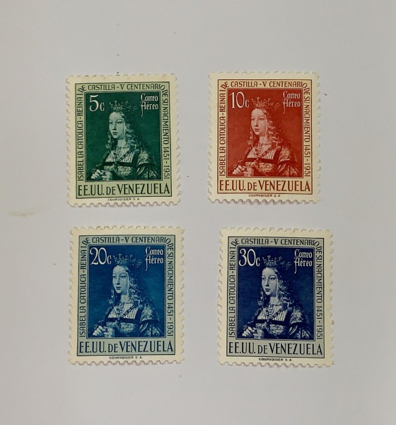 Venezuela - num A358/61 - novos - com marca de charneira - leves pontos de óxido