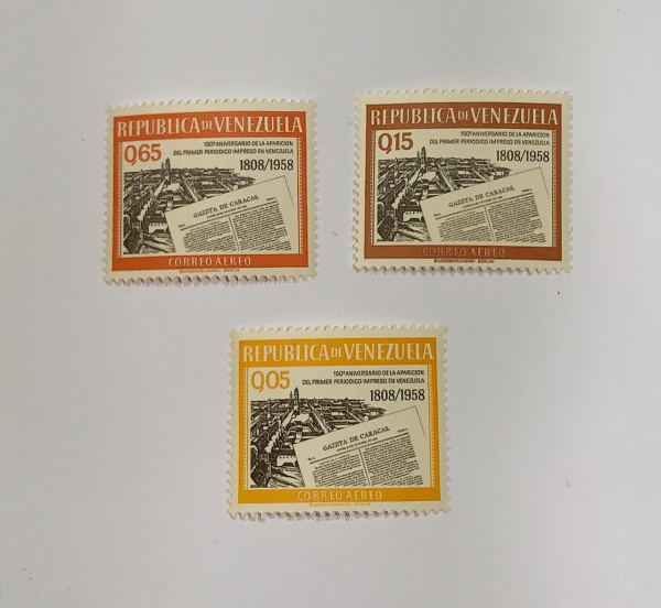 Venezuela - num A704/6 - novos - mint NH