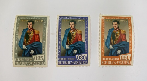 Venezuela - num A725/7 - novos - mint NH - leves pontos de óxido