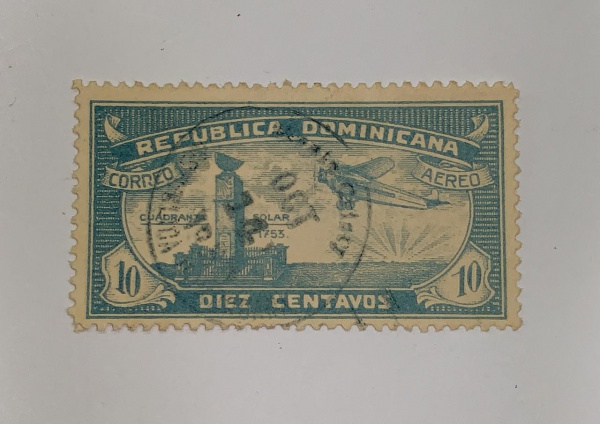 Rep Dominicana - num A16A - novo - com marca de charneira
