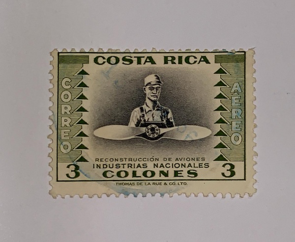 Costa Rica - num 241- novo - com marca de charneira