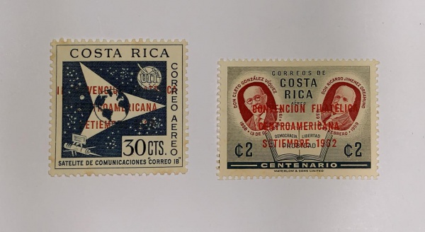 Costa Rica - num A335/6 - novos - mint NH