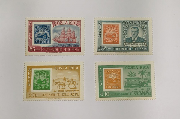 Costa Rica - num A359/62 - novos - mint NH