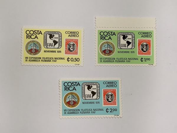 Costa Rica - num A655/7 - novos - mint NH