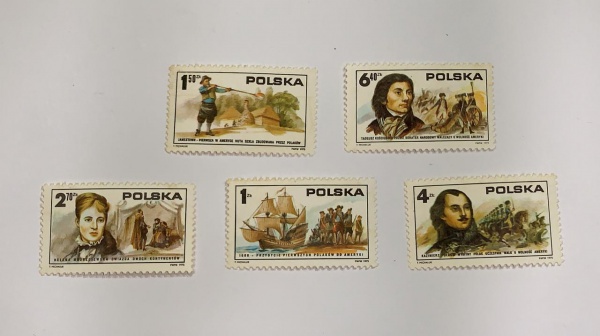 Polônia - num 2238/42 - novos - mint NH - leves pontos de óxido