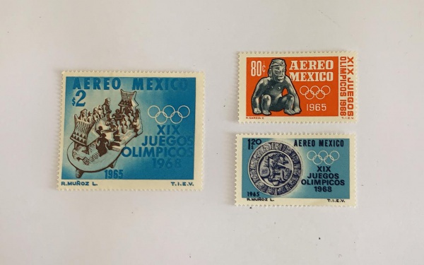 México - num 261/3 - novos - mint NH