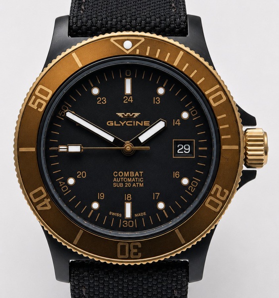 RELÓGIO GLYCINE COMBAT SUB. TAMANHO: 41MM. MOVIMENTO: AUTOMÁTICO. CAIXA: EM AÇO. OS RELÓGIOS SÃO VENDIDOS NO ESTADO DE CONSERVAÇÃO QUE SE ENCONTRA. SÃO RELÓGIOS USADOS ONDE É POSSÍVEL VERIFICAR DETALH