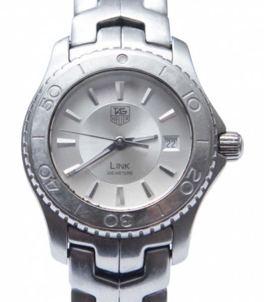 RELÓGIO TAG HEUER LINK LADY. TAMANHO: 28MM. MOVIMENTO: QUARTZ SUÍÇO. CAIXA: EM AÇO. OS RELÓGIOS SÃO VENDIDOS NO ESTADO DE CONSERVAÇÃO QUE SE ENCONTRA. SÃO RELÓGIOS USADOS ONDE É POSSÍVEL VERIFICAR DET