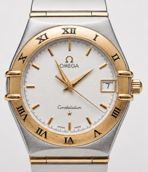 RELÓGIO OMEGA CONSTELLATION BICOLOR. TAMANHO: 35MM. MOVIMENTO: QUARTZ SUÍÇO. CAIXA: EM AÇO E OURO. OS RELÓGIOS SÃO VENDIDOS NO ESTADO DE CONSERVAÇÃO QUE SE ENCONTRA. SÃO RELÓGIOS USADOS ONDE É POSSÍVE