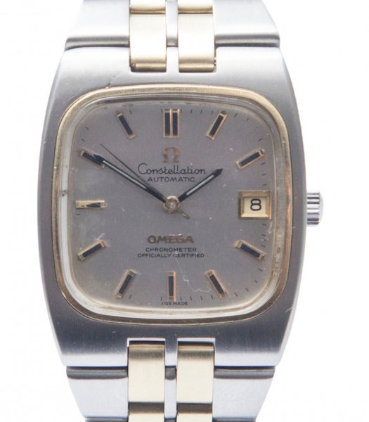 RELÓGIO OMEGA CONSTELLATION OURO MACIÇO E AÇO REVISADO E POLIDO. TAMANHO: 36MM. MOVIMENTO: AUTOMÁTICO. CAIXA: EM AÇO E OURO MACIÇO. OS RELÓGIOS SÃO VENDIDOS NO ESTADO DE CONSERVAÇÃO QUE SE ENCONTRA. S