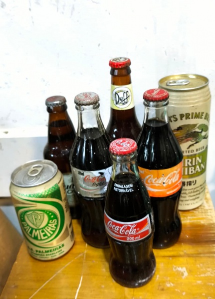 Bebidas Colecionáveis - Coca Cola Vidro, Duff Simpsons e Kirin ichiban ( Importado )