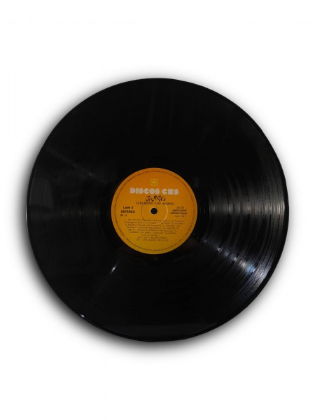 Disco de Vinil da Banda LP Sumo, Possui o Selo da Banda no dia do Lançamento do Álbum em 1986