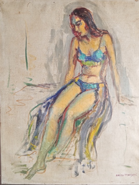 Anita Malfatti- Dançarina - óleo sobre tela - 60 x 76 cm -(documento Rolin)