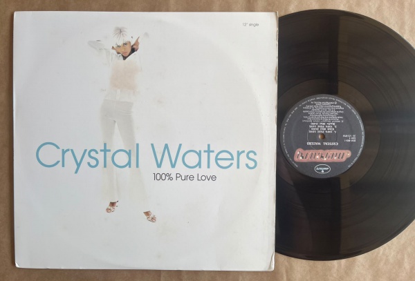 LP/ Single Artista: Crystal Waters / Album: 100% Pure Love | Selo: Mercury | Cód: 858 485 - Prensagem USACapa (VG +): Muito bom: pode conter sinais leves de manuseio.Vinil (VG +): Vinil em muito bom e