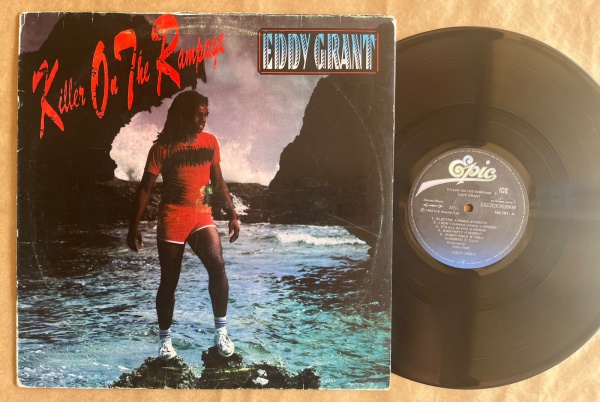 LP: Artista: Eddy Grant / Album: Killer on the Rampage | Selo: Epic | Cód: 144 791Capa (VG -): Muito Bom: marcas superficiais, com detalhes visuais; pode conter leve rasura como um nome; leve deprecia