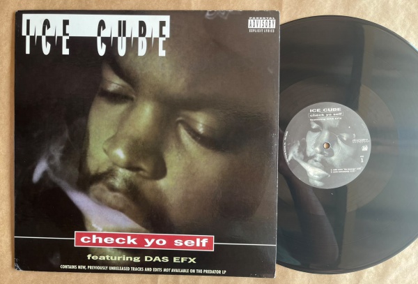 LP/ Single Artista: Ice Cube / Album: Check yo self | Selo: Priority Records | Cód: PVL 53830 - Prensagem USACapa (VG +): Muito bom: pode conter sinais leves de manuseio.Vinil (VG +): Vinil em muito b