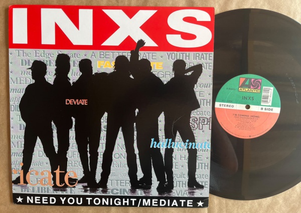 LP/ Single Artista: INXS / Album: Need you tonight / mediate | Selo: Atlantic | Cód: 0-86645 - Prensagem USACapa (VG +): Muito bom: pode conter sinais leves de manuseio.Vinil (VG): Vinil em muito bom