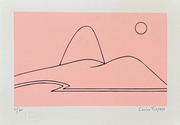 CARLOS FURTADO - Serigrafia, Medidas 25x35cm A.C.I.D - Sem moldura - GRAVURA ORIGINAL ASSINADA