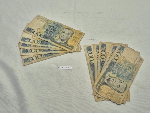 Lote de 10 cédulas de 100.000 Cruzeiro - Jucelino Kubitschek - 93/94.