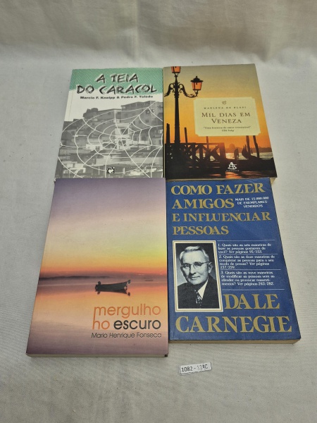 Lote de 4 livros diversos.