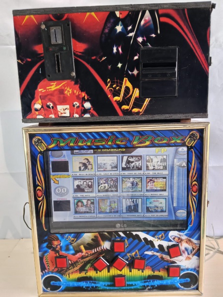 Lote 108 Jukebox Digital Comercial Music Box de Parede/mesa - Funcionando Perfeitamente ... Valor in