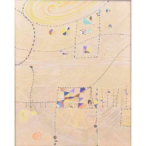 Hanna Wainstok `Composição`, o.s.t. - 100 x 80 cm MI e 110 x 90 cm ME. Assinado e datado 96