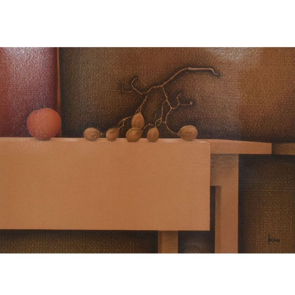 Luciano Maurício `Encontro`, o.s.e. - 40 x70 cm MI e 74 x 95 cm ME. Assinado